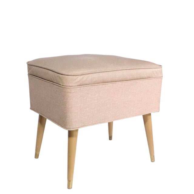 Mid Century Singer Sewing Bench For Sale - Image 12 of 17
