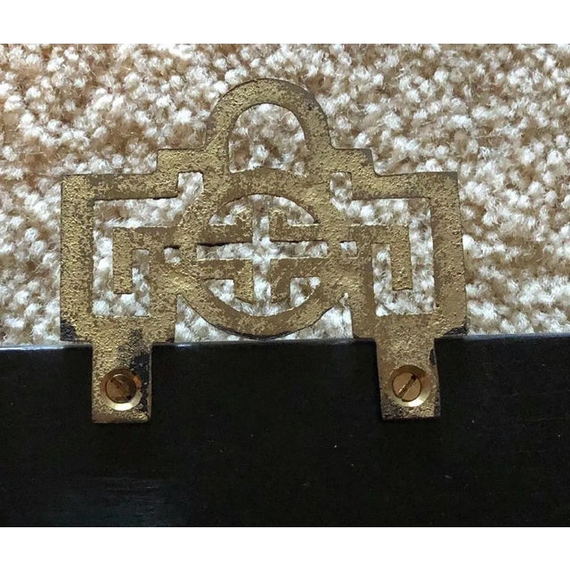 1960s Vintage Japanese Geisha Girls Hand-Painted Wood Wall Hanging Plaque For Sale - Image 5 of 7