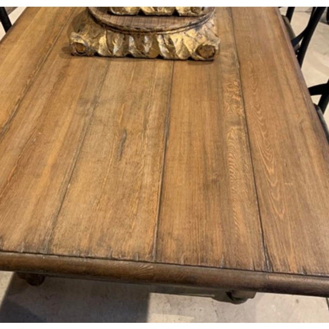 2020s Matthew Izzo Home Pembroke Pine Wood Dining Table For Sale - Image 5 of 5