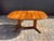 Mid 20th Century Glostrup Møbelfabrik Danish Teak Pedestal Extension Dining Table For Sale - Image 9 of 14