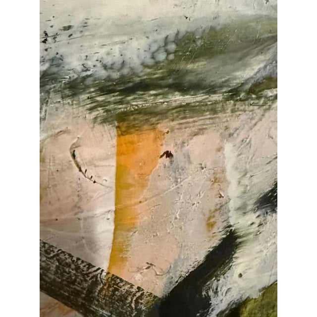 Yellow and Black Abstract Painting by Vahan For Sale - Image 4 of 8