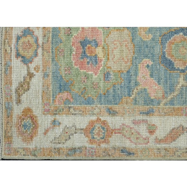 Turkish Oushak Runner Rug 2'2" x 5'8" #17388 For Sale In Houston - Image 6 of 8