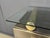 Beautiful brushed aluminum and brass post modern design bar cabinet by Belgochrom. Belgochrom used to make high quality...