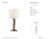 Thomas O'Brien by Visual Comfort Signature Longacre Small Table Lamp in Hand-Rubbed Antique Brass with Linen Shade...
