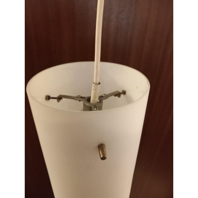 Glass Austrian Pendant Lamp by Rupert Nikoll, 1970s For Sale - Image 7 of 9