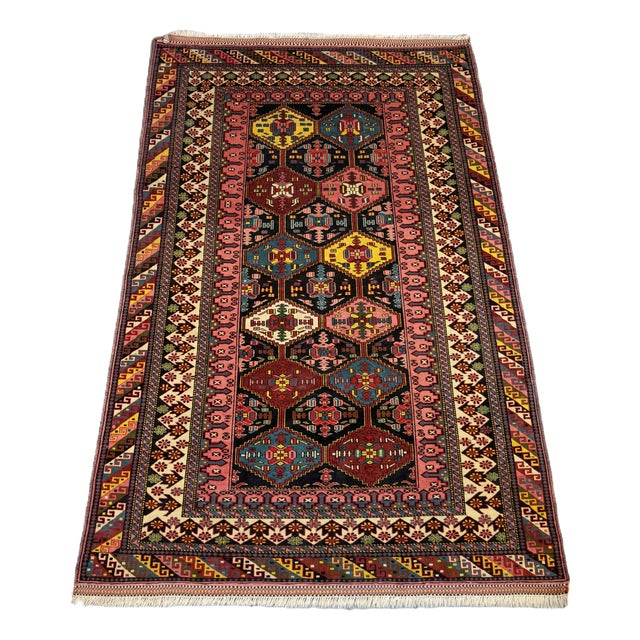 Yalameh Rug with Geometric Pattern For Sale
