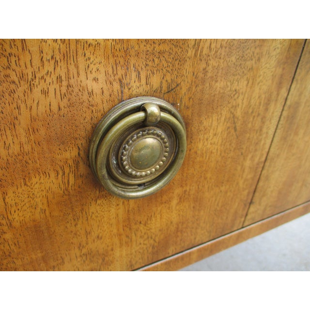 Wood Kittinger Square Parquetry Top Side Table For Sale - Image 7 of 12