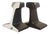 Vintage Mid-Century Modern Rail Bookends Nickel Plate Railroad Tie Aubock Ben Seibel - a Pair For Sale