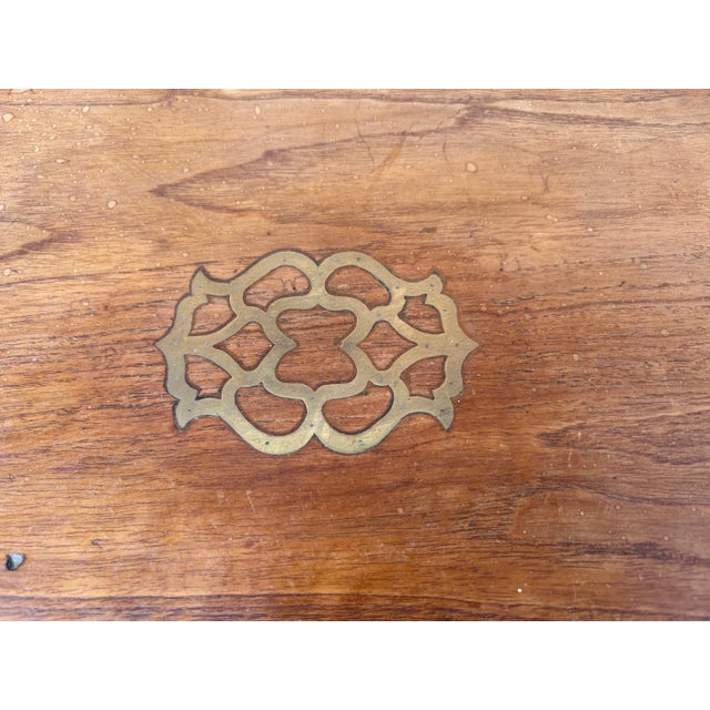 Chest in Wood and Brass For Sale - Image 11 of 18