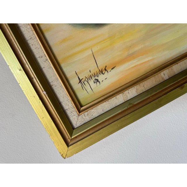 1990’s Arquímedes Still Life Oil on Canvas Painting – Dominican Republic Artist For Sale - Image 9 of 11