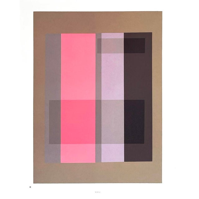 Artist: Josef Albers Country: Germany ? USA Title: Plate XVII-2 Paper Size: 13.50 x 10.50 inches on Munken Print Cream...