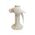 Vintage Fitz and Floyd Bird Parakeet Budgie on Bamboo White Ceramic Candle Holder A whimsical piece with lots of detail.