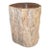 Natural Lychee Wood Side Table — Sculptural Solid Form, Hand-Crafted For Sale