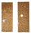 Decorative Wooden Panels with Mirrors, Set of 2 For Sale