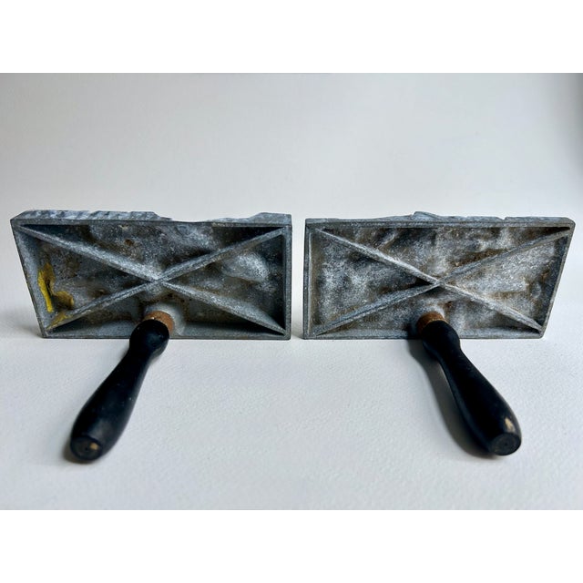 Antique Black Handled Toy Soldier Metal Casting Moulds For Sale - Image 17 of 18