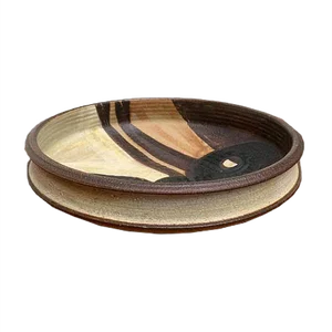 Vintage Danish Stoneware Wall Plate / Bowl by Noomi Backhausen for Søholm