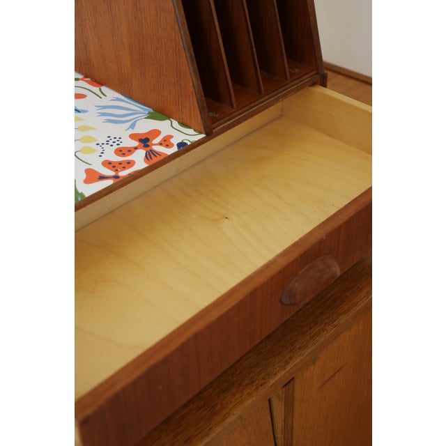1960s Scandinavian Teak Wall-Mounted Shelf, 1960s For Sale - Image 5 of 12