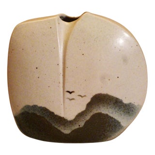 Virebent Porcelain Lentil Vase from Virebent, 1970s-1980s For Sale