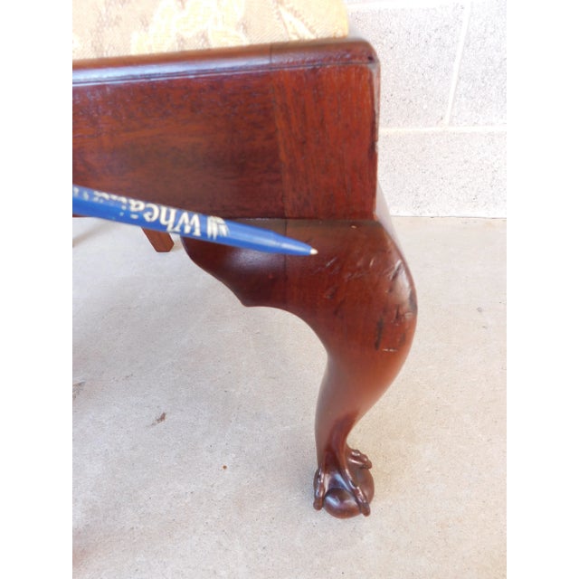 Potthast Bros Chippendale Style Mahogany Ball & Claw Foot Set of 8 Dining Chairs For Sale - Image 12 of 13