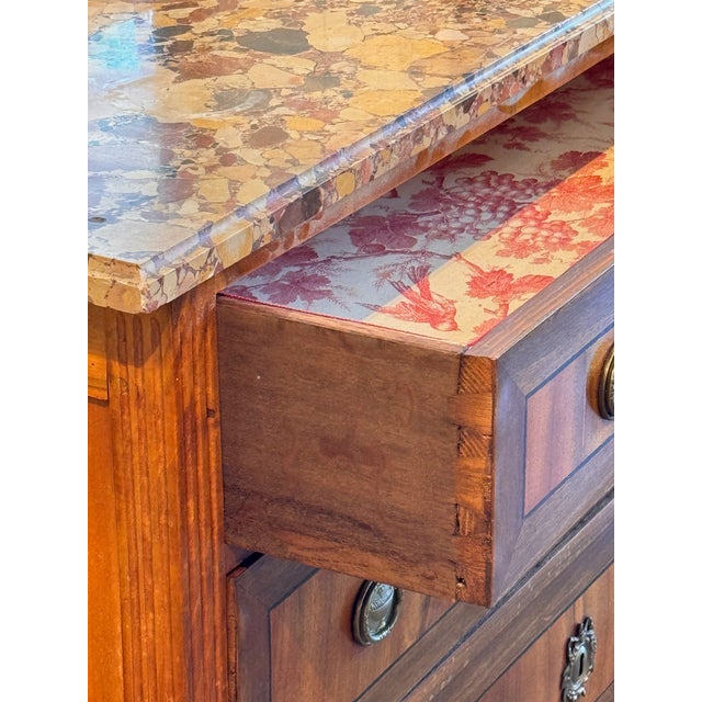 19th Century Directoire Inlaid Commode For Sale - Image 10 of 13