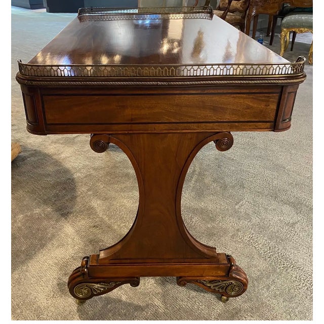 Early 19th Century Very Fine 19th Century English Regency Writing Table For Sale - Image 5 of 9