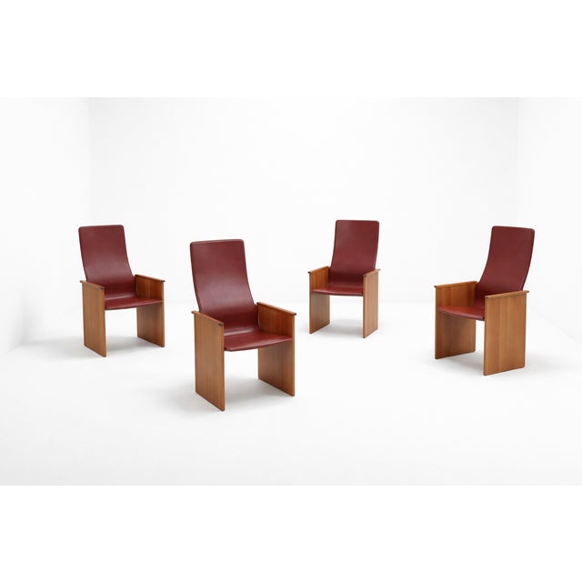 Wood Torcello Chairs by Afra & Tobia Scarpa for Stildomus, Italy, 1960, Set of 4 For Sale - Image 7 of 7