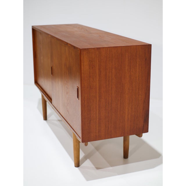 Wood Teak 160 Sideboard by Børge Mogensen for Søborg Møbelfabrik, Denmark, 1950s For Sale - Image 7 of 15