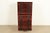 Early 20th Century Antique Arts & Crafts Mahogany 20-Drawer Architect's Blueprint Flat File Cabinet by Hamilton, Circa 1900 For Sale - Image 5 of 14