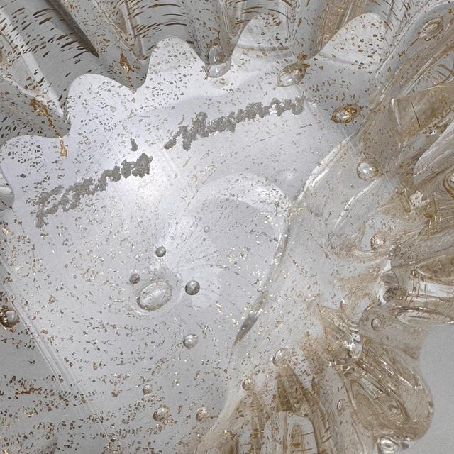 Murano Glass Catch-Alls in Shell Shape with Gold Detailing, 1970, Set of 2 For Sale - Image 13 of 14