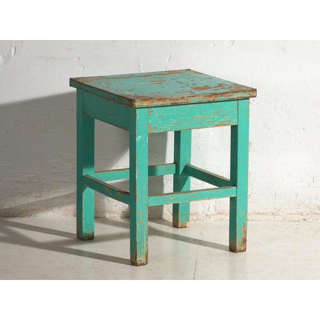 Bedside Tables in Pine Wood, Central Europe, 1940, Set of 2 For Sale - Image 6 of 12
