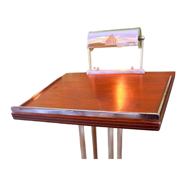 1930's Art Deco Podium or Hostess Stand For Sale - Image 4 of 4