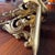 1980s Set of Two Syroco Wood Shelves, Sconces, Gold For Sale - Image 9 of 11