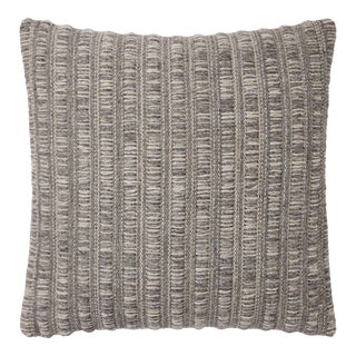 Amber Lewis x Loloi Kit Grey / Natural 22'' x 22'' Cover Only Pillow For Sale