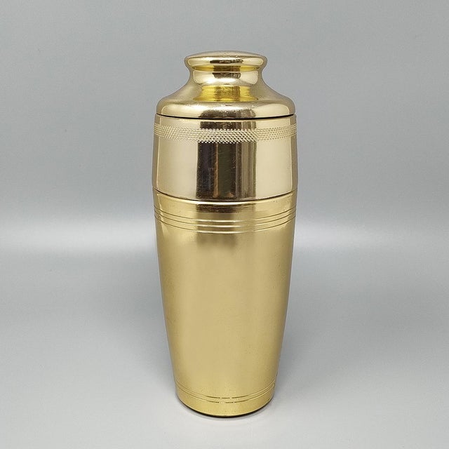 Vintage Cocktail Shaker in Metal, 1970s For Sale - Image 6 of 6