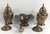 1970s Small Vintage Brass Ginger Jar Pair – Hollywood Regency Mantel Decor For Sale - Image 5 of 5