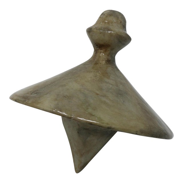 Trompos' Dos in Hand Cast Resin and Stone For Sale