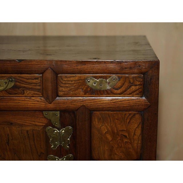 1950s Korean Scholars Side Tables with Drawers, 1950s, Set of 2 For Sale - Image 5 of 18