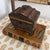 English Antique Early 19th Century French Tole Sarcophagus Tea Caddy For Sale - Image 3 of 5