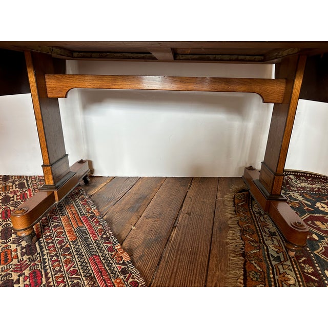 1950s Vintage Drop Leaf Desk or Side Table For Sale - Image 5 of 14