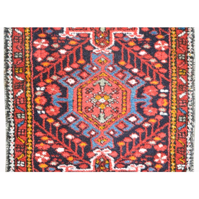 Mid-Century Modern Petite Vintage Karadja Rug For Sale - Image 3 of 11