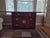 1970s Vintage Henredon Flip-Top Rolling Bar Cabinet For Sale - Image 5 of 7
