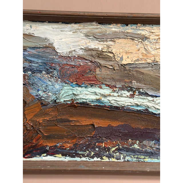 Swedish Artist, Abstract Composition, 1950s, Oil on Canvas, Framed For Sale - Image 17 of 18