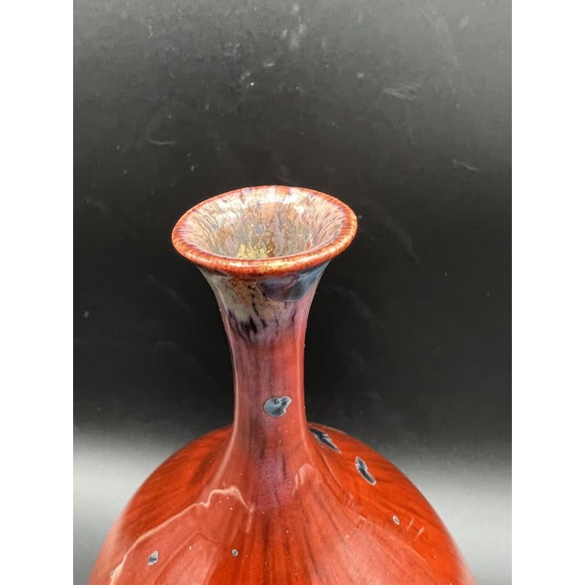 Crystal Glaze Vase by Isak Isaksson, 2000s For Sale - Image 3 of 5