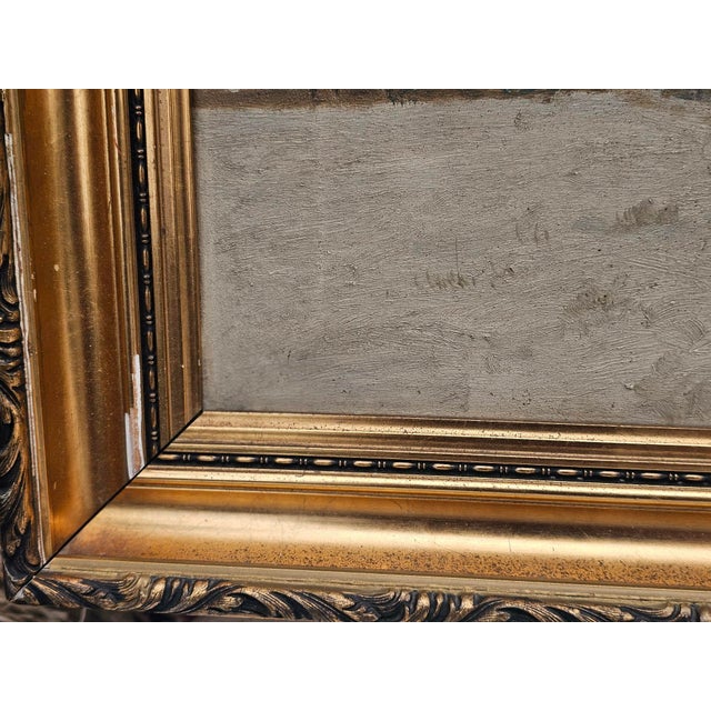 Winter Landscape, 1920s-30s, Oil Painting, Framed For Sale - Image 11 of 12