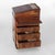 Antique English Burl 4 Drawer Leather Top Davenport C1880 For Sale - Image 6 of 9