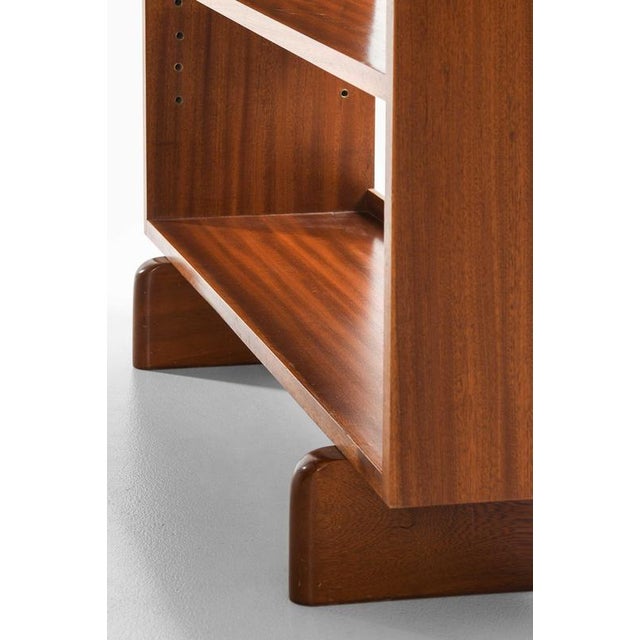Wood Bookcase and Cabinets in Mahogany attributed to Josef Frank, 1940s, Set of 3 For Sale - Image 7 of 9