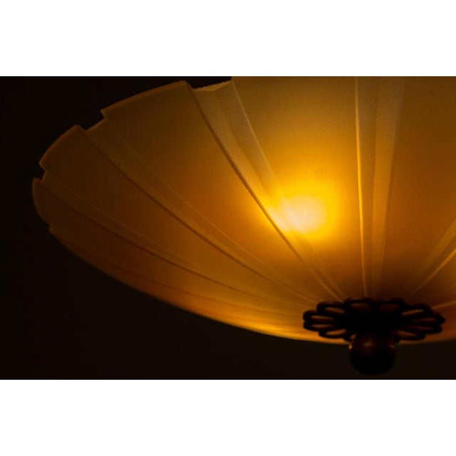 Beige Ceiling Lamp from Malmö Metallvarufabrik For Sale - Image 8 of 11