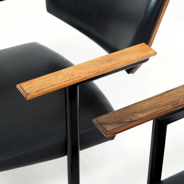 Black Set of Ariade Chairs by Friso Kramer for Auping For Sale - Image 8 of 11