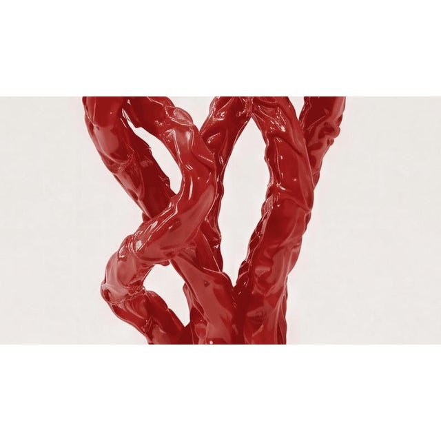 Not Yet Made - Made To Order Stroma Sculptural Candelabra in Forged Steel by Metalmorphosis Studio For Sale - Image 5 of 6