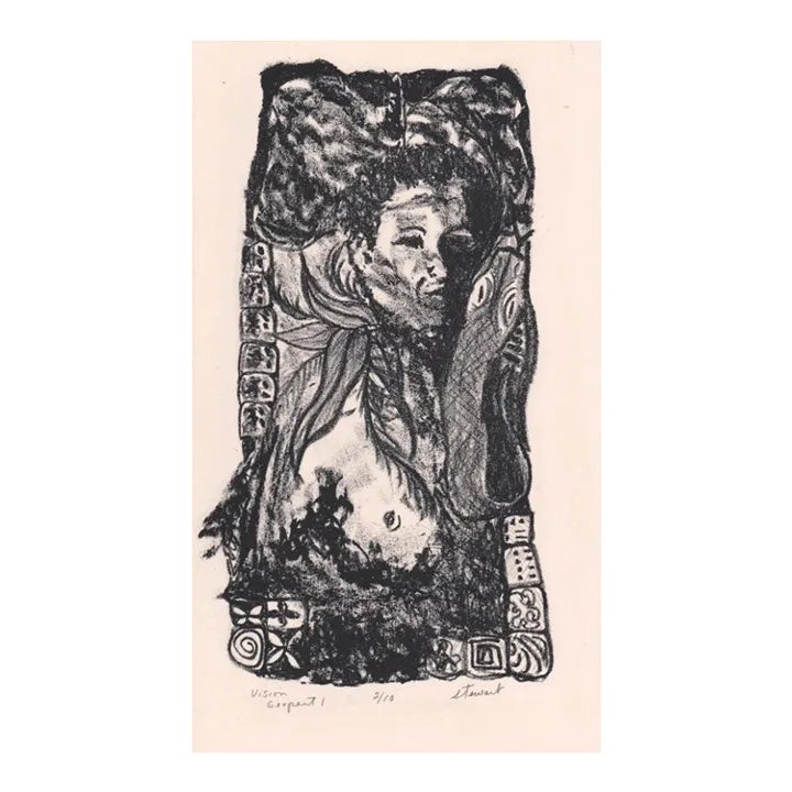 1960s Vision Serpent Lithograph by Paul Stewart | Chairish